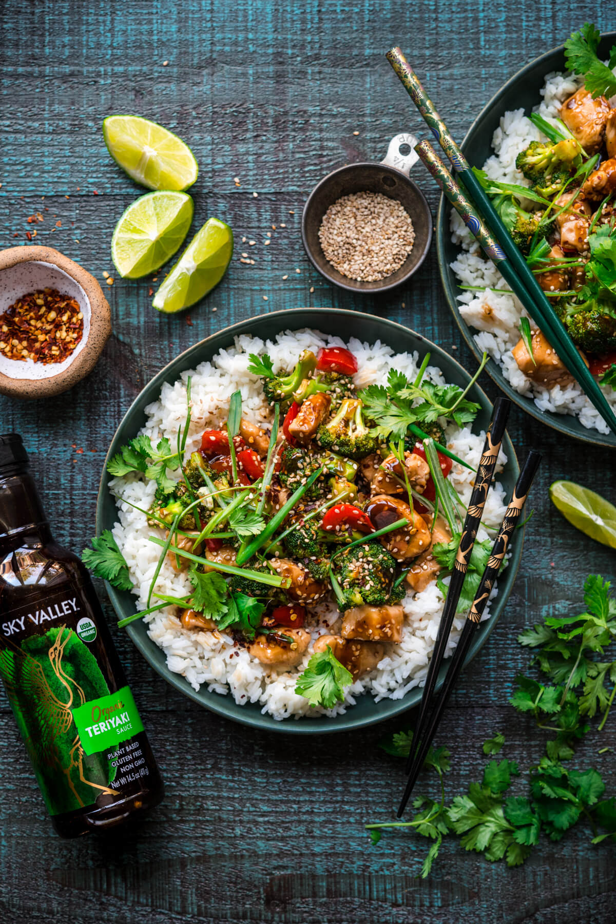 Teriyaki Chicken and Broccoli Bowls