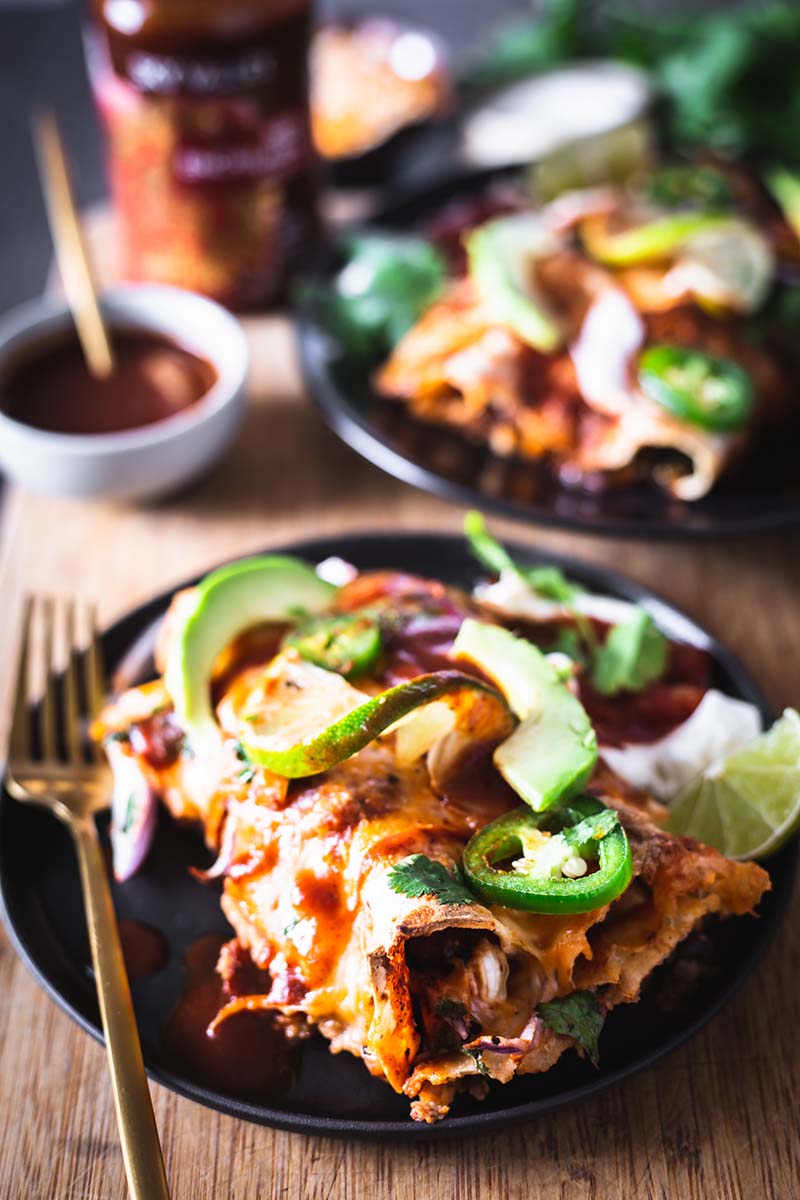 Red Chicken Enchiladas Recipe